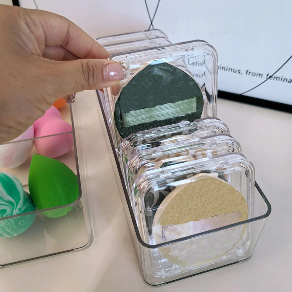 1 шт. портативный пыленепроницаемый органайзер для хранения пудры и яиц