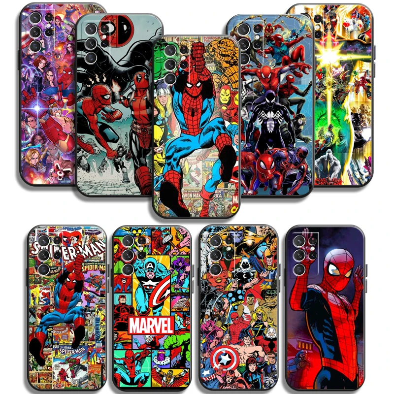 

Marvel Anime America Phone Cases For Samsung Galaxy A31 A32 4G A32 5G A42 5G A20 A21 A22 4G 5G Back Cover Funda Soft TPU