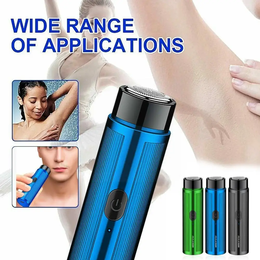 

Mini USB Electric Shaver Razor Portable Rotary Cutter Beard Razor Face Shave Head Full Stubble Body Shaver Trimmer Men's A4Y2