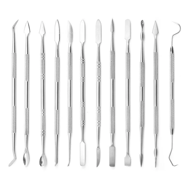 12 шт./набор резьбовой нож из нержавеющей стали