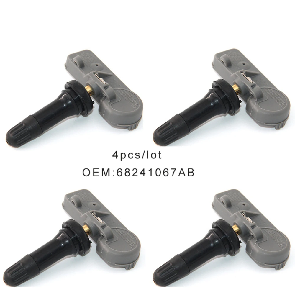 68241067 Датчик контроля давления в шинах AB TPMS для Fiat 500 Chrysler 300 Jeep Grand Cherokee 433 МГц АА