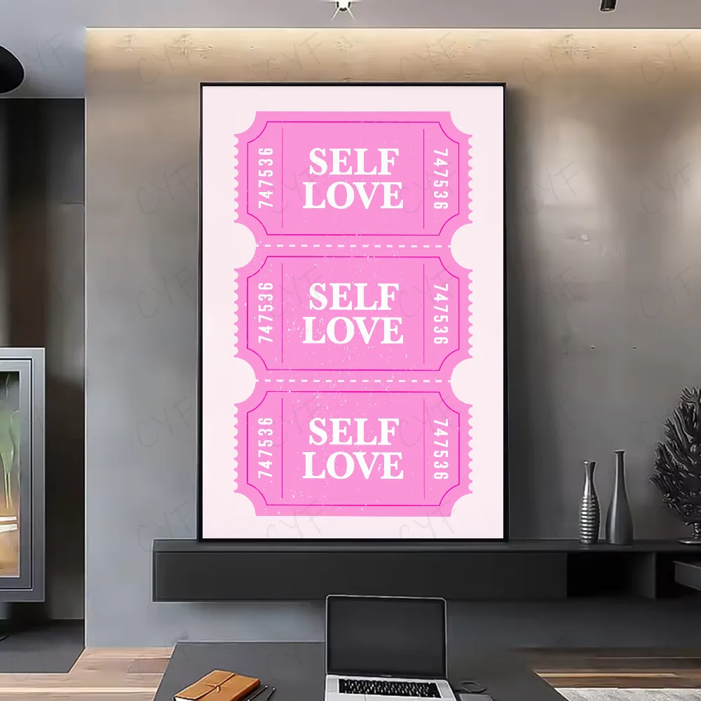 

Настенная наклейка-постер "Minimalist sunny eclectic love quotes"