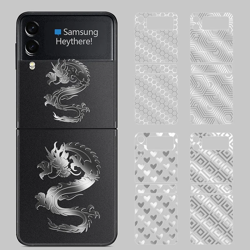 

Transparent 3M Skin for Samsung Z Flip3 Flip4 5G Back Screen Protector Film Cover Matte Wrap Ultra Thin Durable Sticker