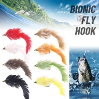 3pcs saltwater insect crank swimbaits artificial bionic bait bunny tail steelhead fly trout fishing lures