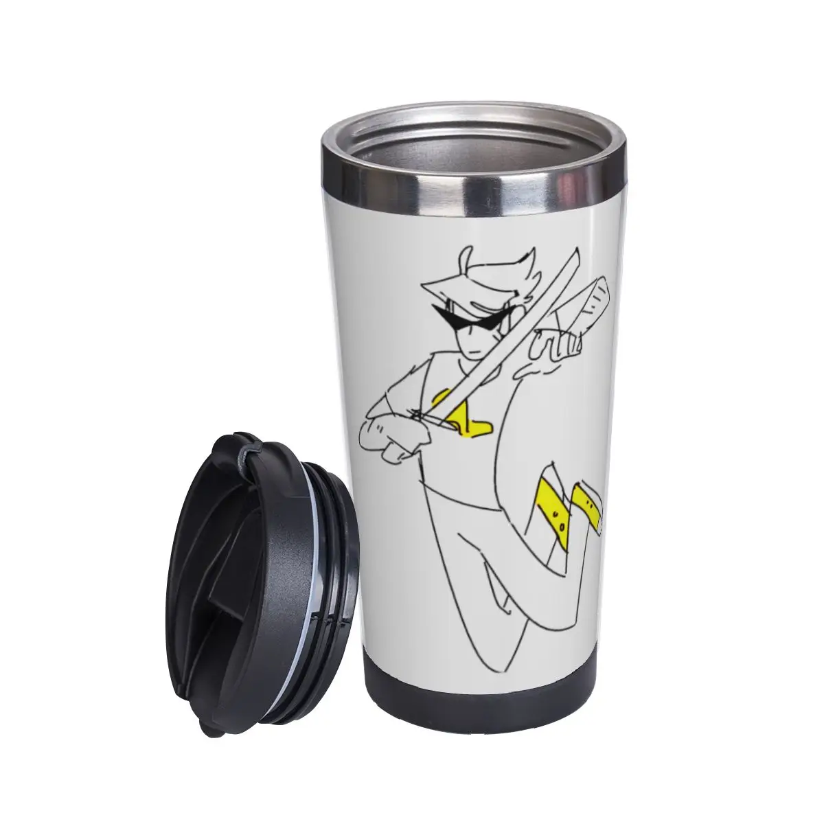 

Dirk Strider Katana Sword Homestuck Sticker Sticker Yyth Double Insulated Water Cup Mug Cool Heat Insulation multi-function cups