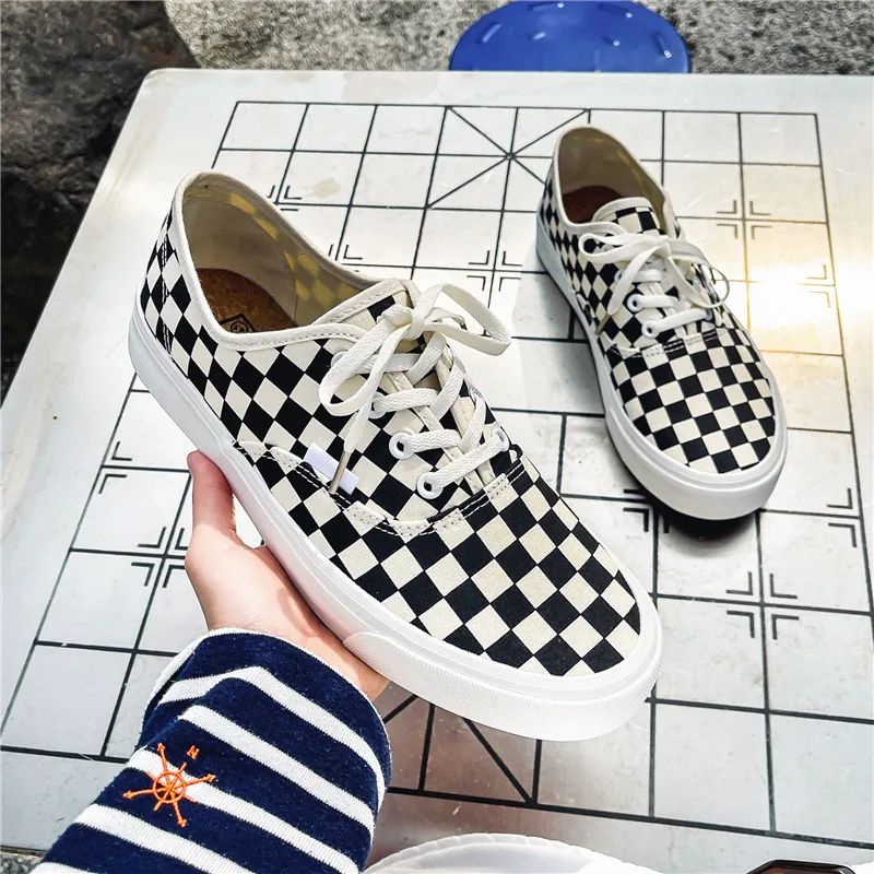 

2022 Hot Canvas Shoes Fashion Lace-Up Shoes Men's Trend Comfortable Breathable Sneakers New All-match Casual Shoes Trendy Shoes
