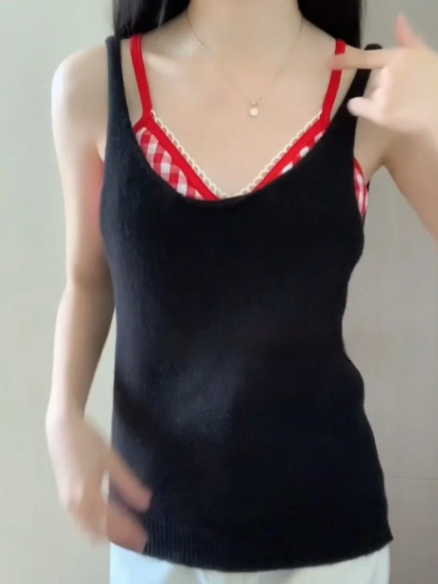 Милая и острая пикантная кружевная юбка с накладкой на груди женская верхняя