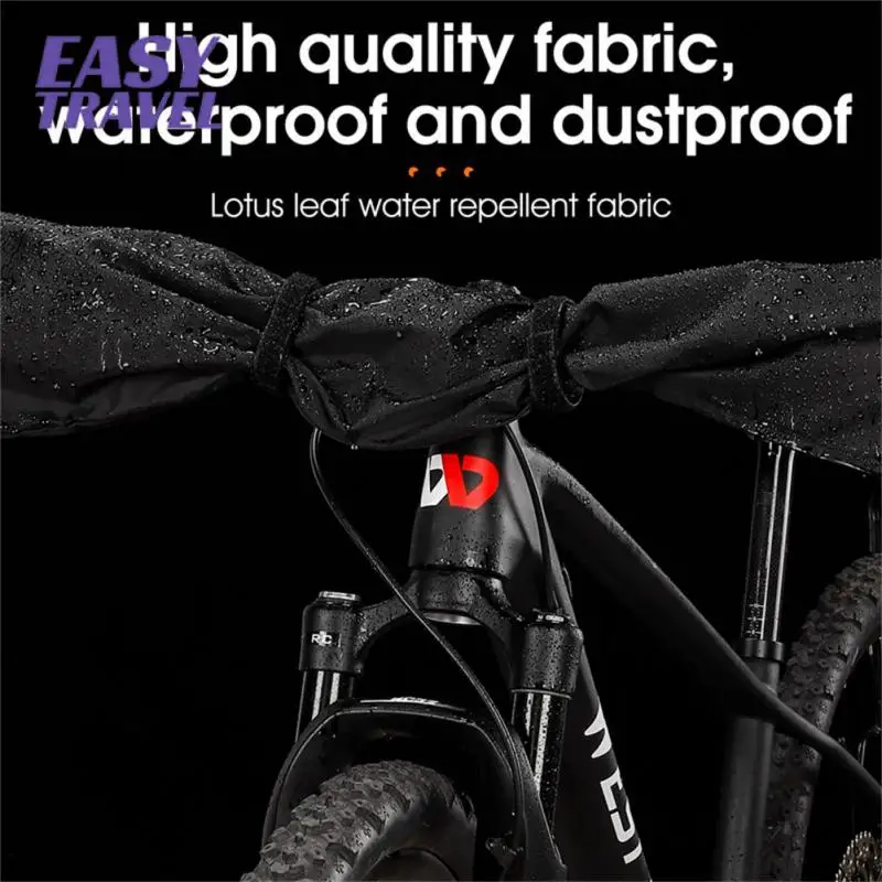

Nylon Dust Cover Wear-resistant Scratch Resistant Handlebar Cover Black Riding Accessories Mountain Bike Handlebar Protect
