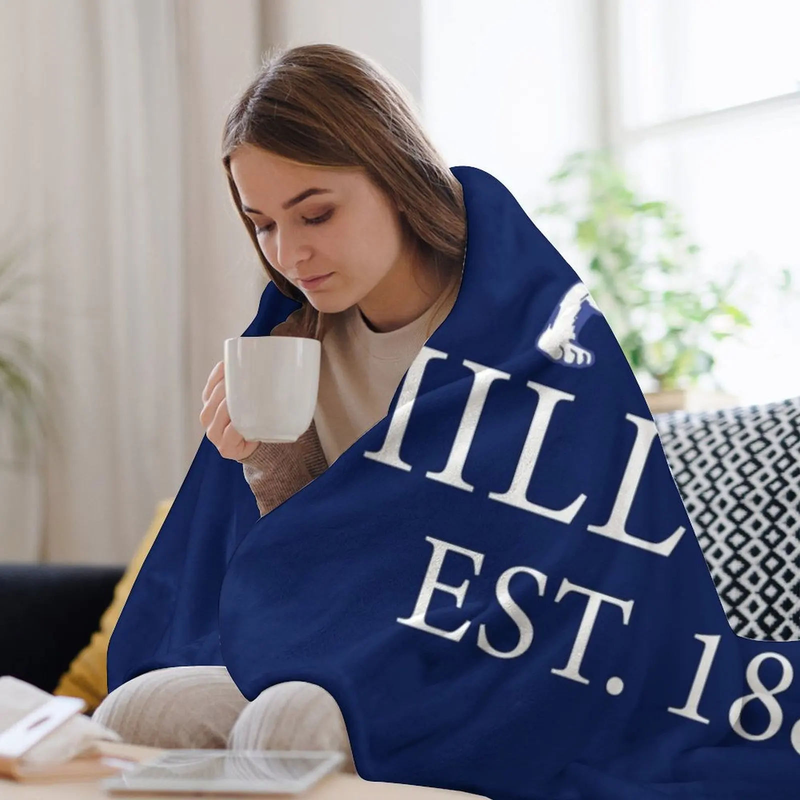 Одеяло Millwall 1845. Самые дешевые декоративные фланелевые одеяла на заказ.