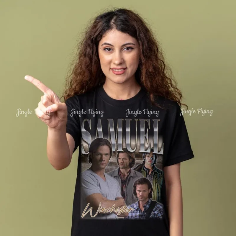 Рубашка Сэмюэл Винчестер футболка по индивидуальному заказу винтажный подарок