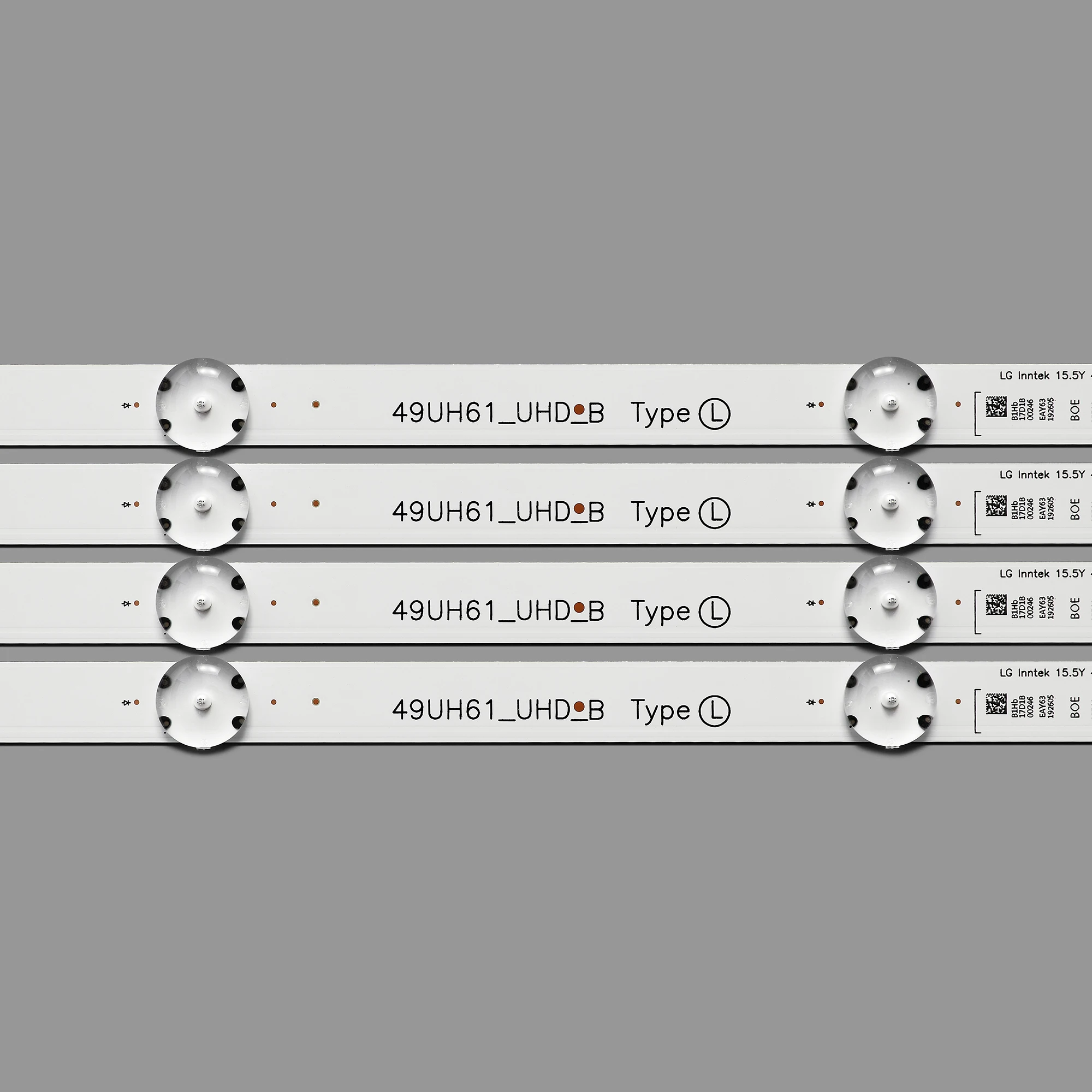 set LED backlight strip for LIG innotek 15.5Y 49inch 49UH61_UHD_A B 49UH603V 49UH610V 49UH601V 49UH620V EAY63192605