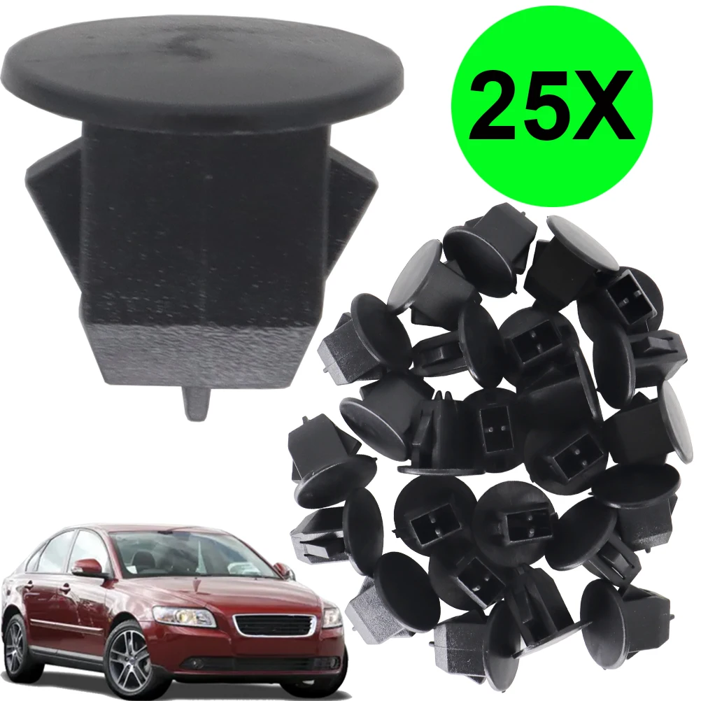 25X For Volvo S40 S60 S80 Car Bootlid Boot Lid Trunk Tailgate Clamp Clips Lining Fastener Retainers OE# 9468278 Auto Replacement