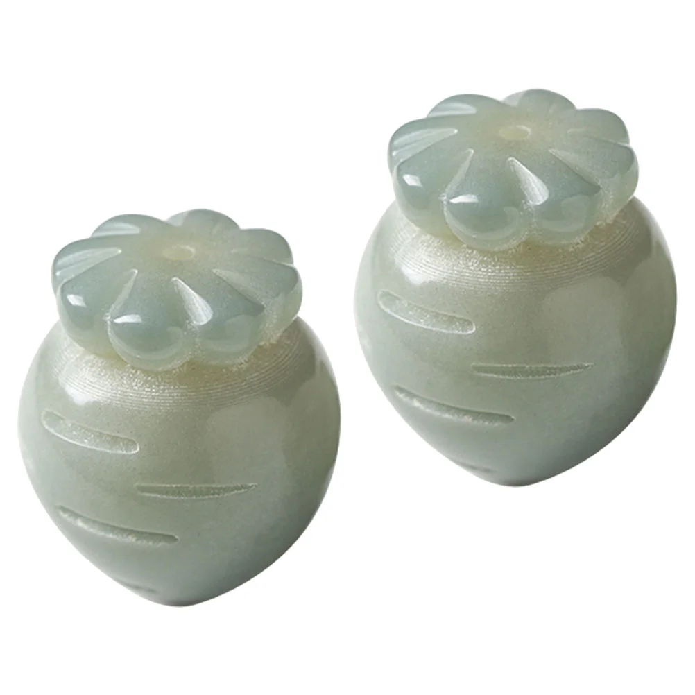 

2pcs Carrot Shaped DIY Bead Necklace Material Bodhi Carrot Shape Beads Bracelet Making Beads Beads Charms