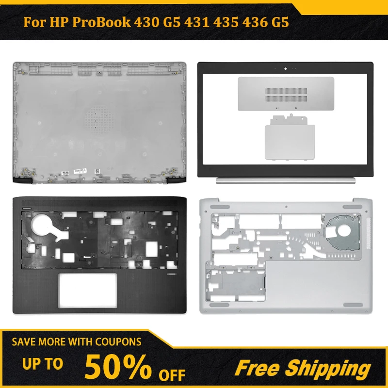 

NEW LCD Back Cover/Front Bezel/Palmrest/Bottom Case HDD Hard Cover For HP ProBook 430 G5 431 435 436 G5 Top Back Cover Non-Touch