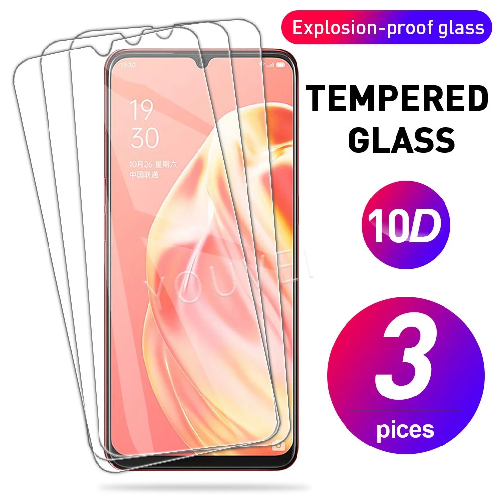 

Защитное стекло для Oppo A91, 3 шт., оригинальное закаленное стекло es Oppoa91 A 91, Защитная пленка для телефона, защитная пленка 6,4 дюйма