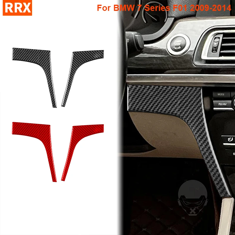 

Мультимедийная Декоративная полоса с центральным управлением, наклейка из углеродного волокна, отделка для BMW 7 серии F01 2009-2014, аксессуары для интерьера автомобиля