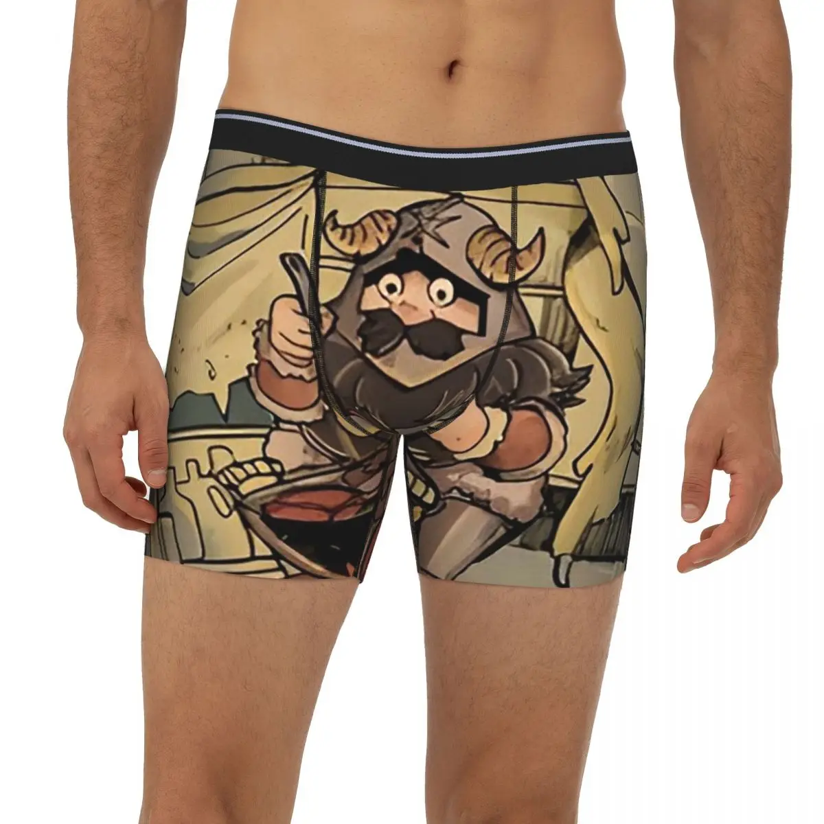 Фото Dungeon Meshi Delicious In Dungeon - Senshi Cooking Длинные трусы-боксеры Короткие мужские трусы Нижнее белье Homme Мужской подарок бойфренду №1