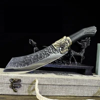 longquan knife handmade forged steel professional kitchen knives utility boning cleaver viking barbecue hunting machete knife
