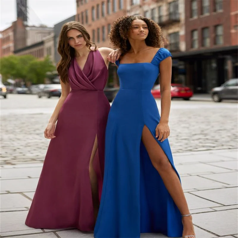 MULONG сексуальные черные длинные платья для девушек с V-образным вырезом 2023 модные