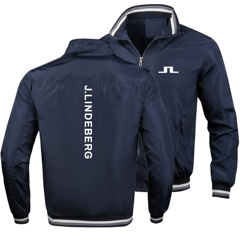 

High Quality Autumn Winter J Lindeberg New Golf Brand Zipper Men's Jackets Men Coat Casual Men's Jackets Golf Brand Jacket Tops
