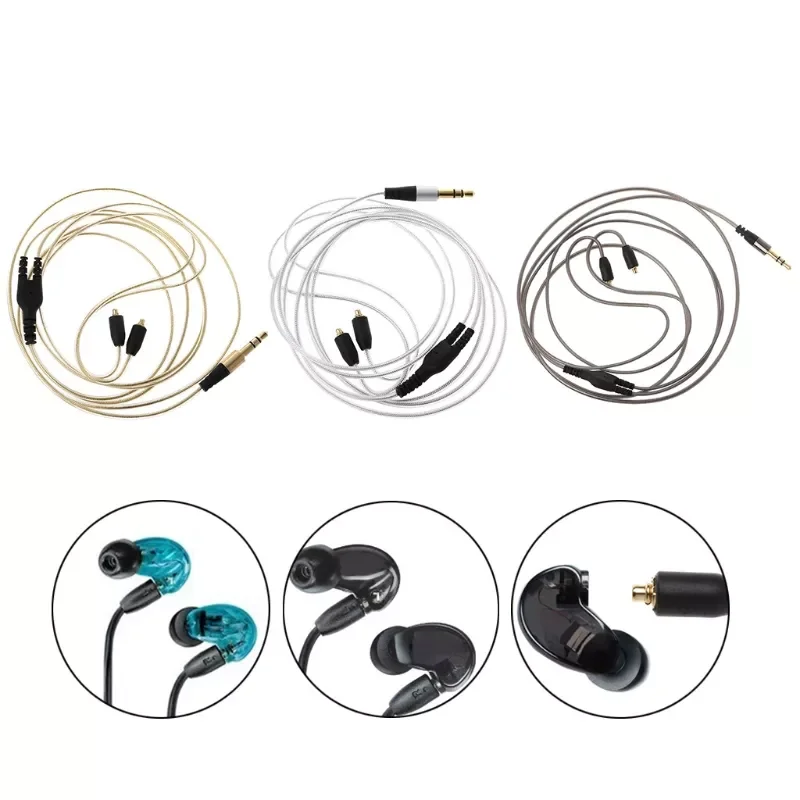 

2022New New MMCX Cable for Shure SE215 SE315 SE535 SE846 Earphones Headphone Cables Cord Top Quality