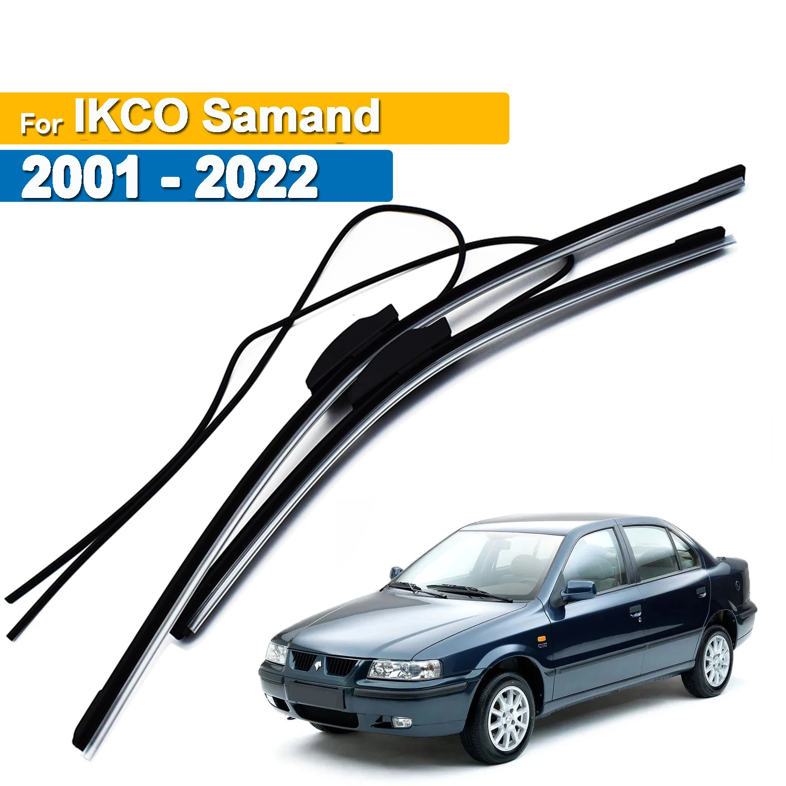 

Щетки стеклоочистителя Erick's Wiper для Iran Khodro Samand Samand Иран Кходро Саманд 2001 - 2022 , щетки стеклоочистителя лобового стекла, 24 дюйма + 18 дюймов