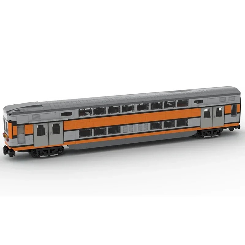 Модель городского автомобиля Moc Building Bricks Train Wagon Rame VB2N SNCF ﻿ Технологические блоки