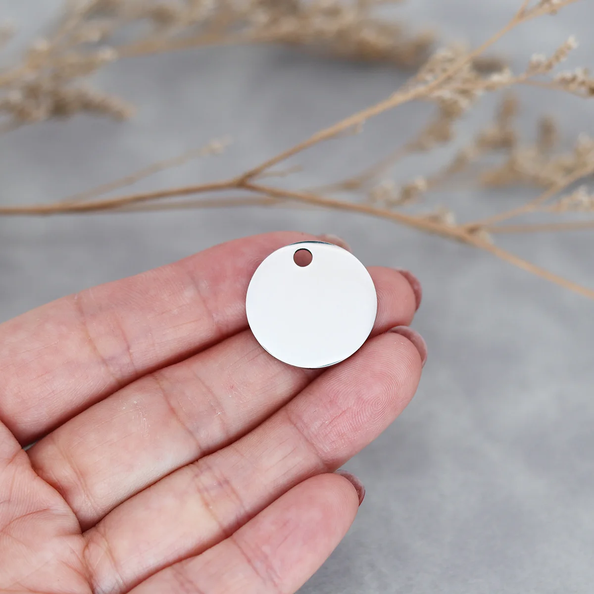 3 шт./партия подвески из нержавеющей стали с гравировкой лазером