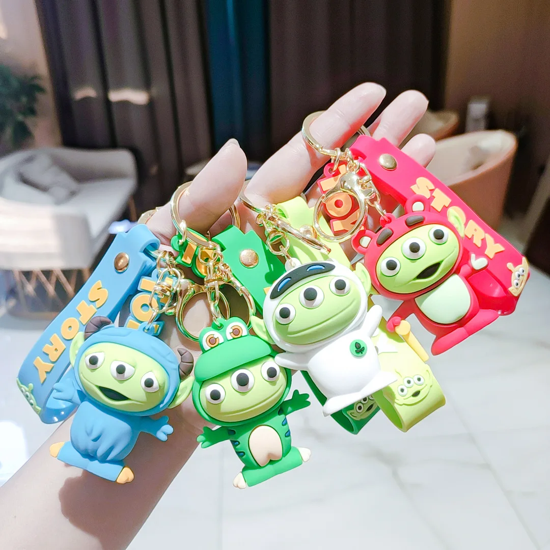 

New Creative Three-Eyed Doll Keychain Cartoon Cute Bag Pendant Key Chain Small Gift