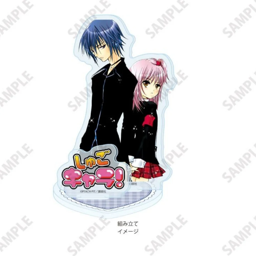 Фото Акриловая подставка 15 см с персонажами аниме Shugo Chara: Аму Хинамори, Икуто Цукиёми, настольное украшение, подарок на день рождения, брелок №4