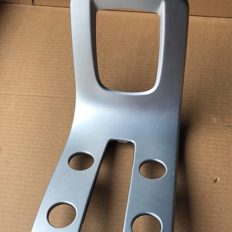 

Рамка рычага переключения передач-серебристая матовая 2 0 1 2 - v o l v o V 50 панель крышки центрального рычага управления рычагом переключения пе...