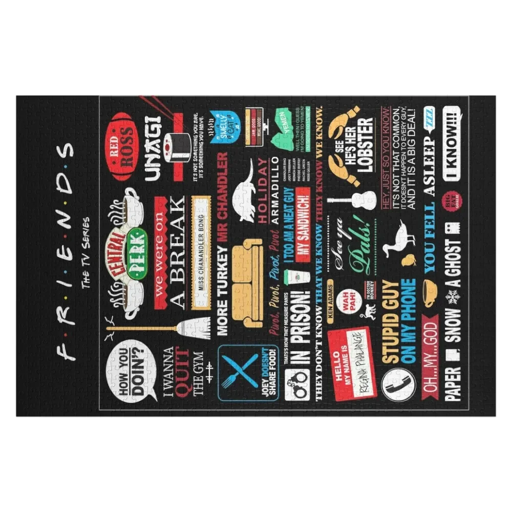 Цитаты друзей Пазл на таможенные с фото Диорама Аксессуары