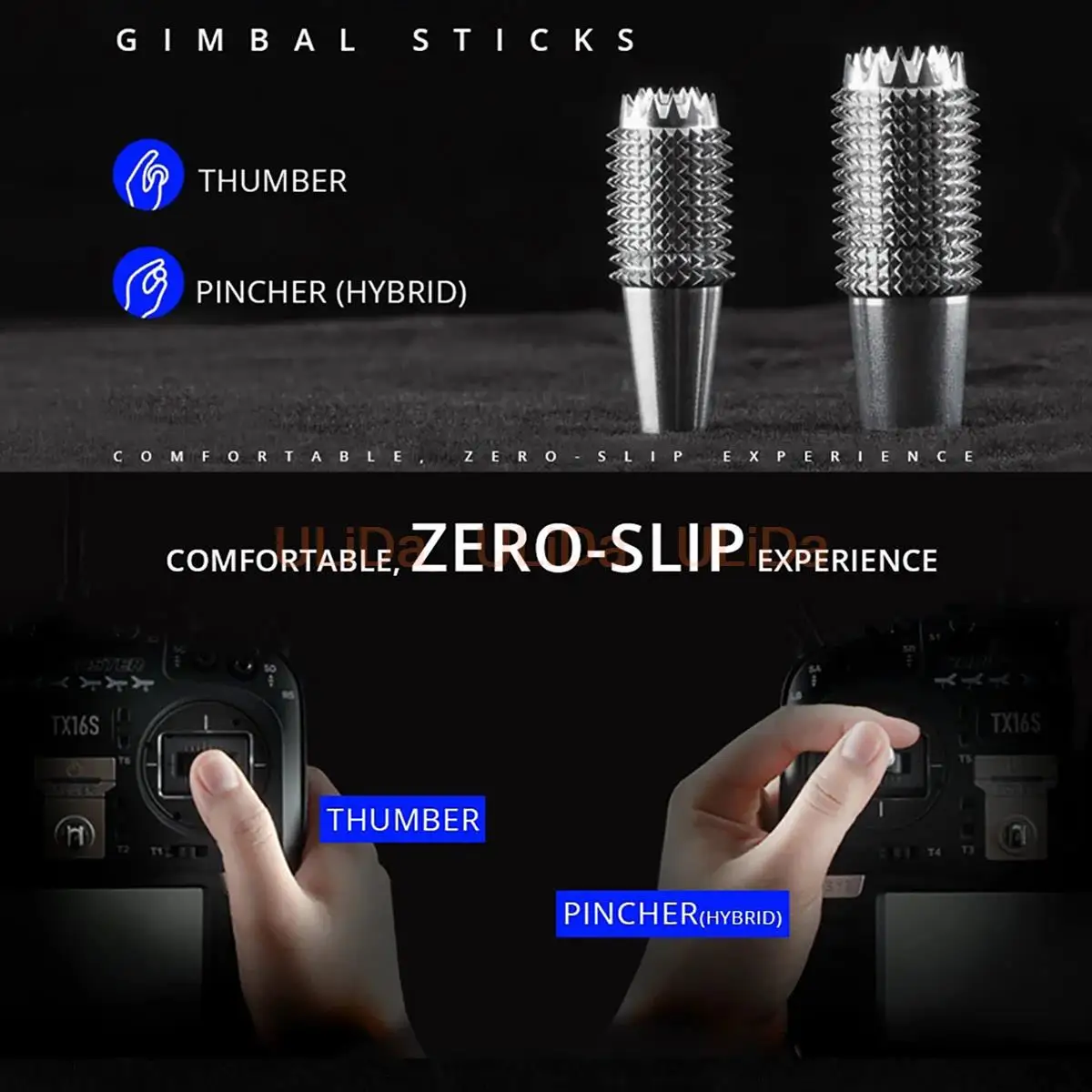 RadioMaster Sticky360 Mini Gimbal Stick Ends M3 Thumber Pincher Hybrid для Zorro и TX12