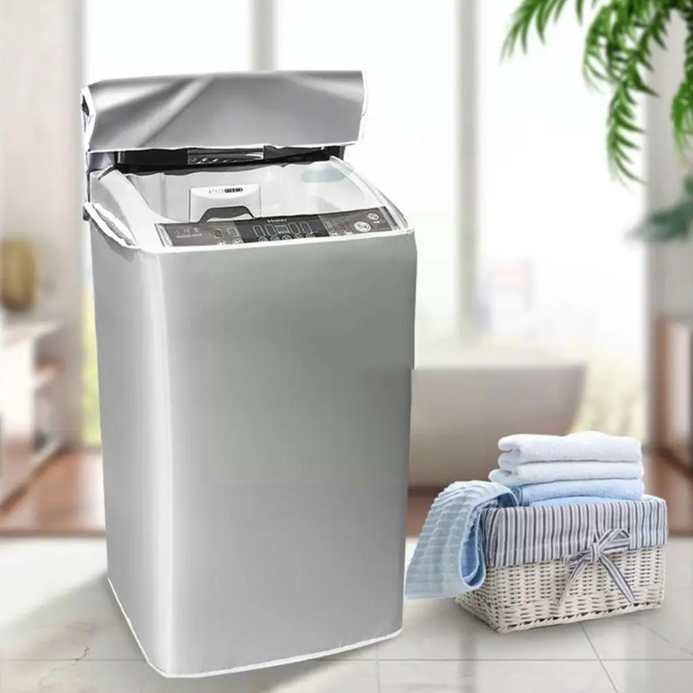 

Чехол для стиральной машины с волнообразным колесом/барабаном, водонепроницаемый пыленепроницаемый протектор для стиральной машины S-xl, до...