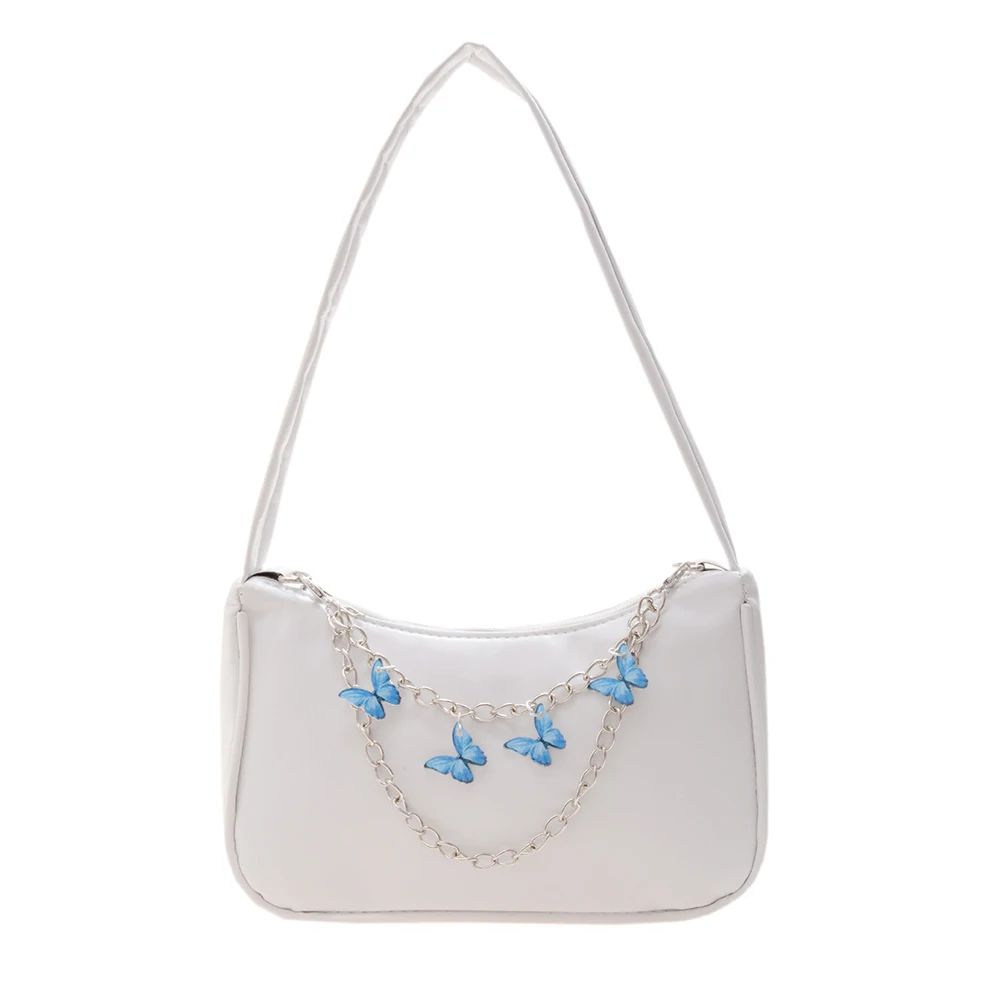 

Женская пляжная сумка через плечо из ПУ кожи, с цепочкой