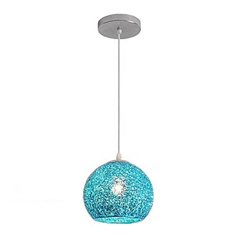

Kitchen Pendant Light Bedroom Ceiling Lights Hotel Lamp Blue Chandelier Lighting