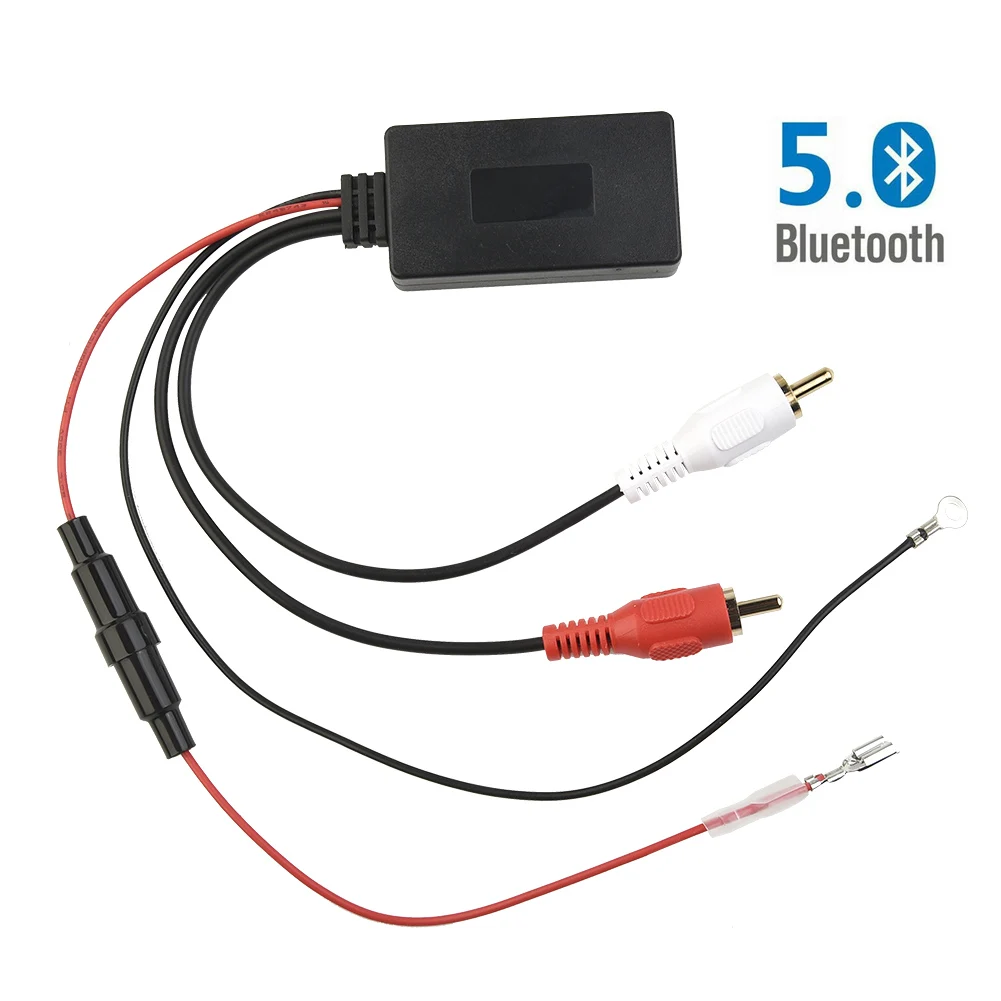 Stereo Audio Cable Adapter 2rca Connector  Music Aux 5.0 Bluetooth-compatible 12v Fit Cd Changer