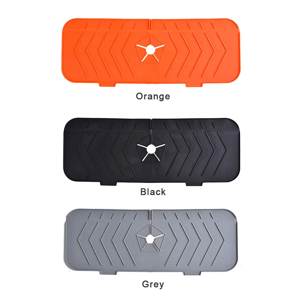 Легко чистящийся коврик для смесителя на столешнице гибкий силиконовый лоток