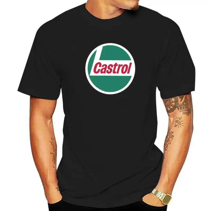 

Castrol Oil T-Shirt for Men Motor Oil Casual Cotton Tee Shirt Crewneck Short Sleeve T Shirt Plus Size Clothes