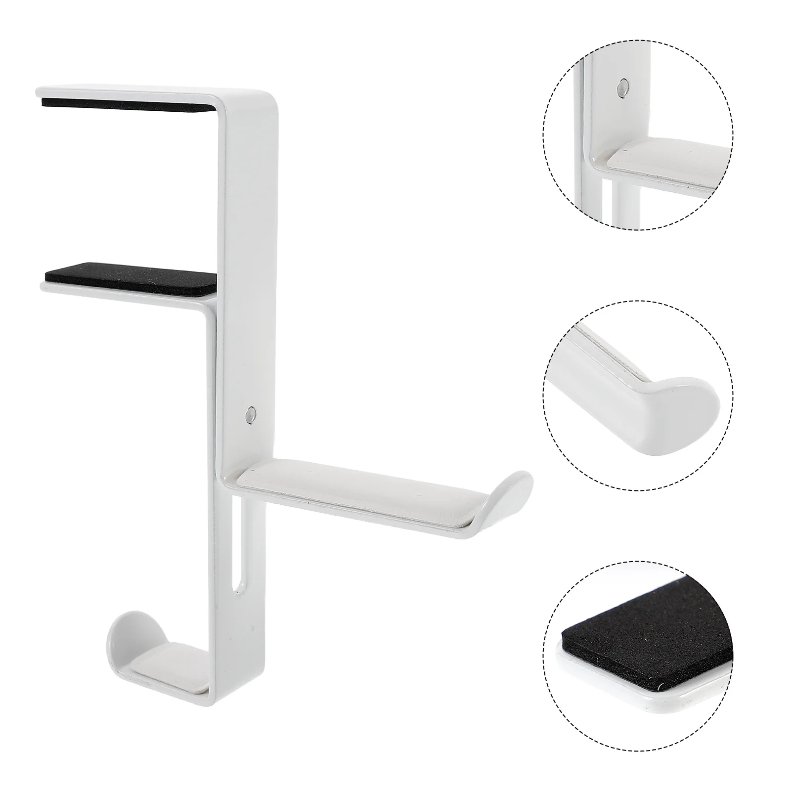 

Headphone Stand Hanger Over Table Cabinet Clamp Hook Headset Adjustable Stand