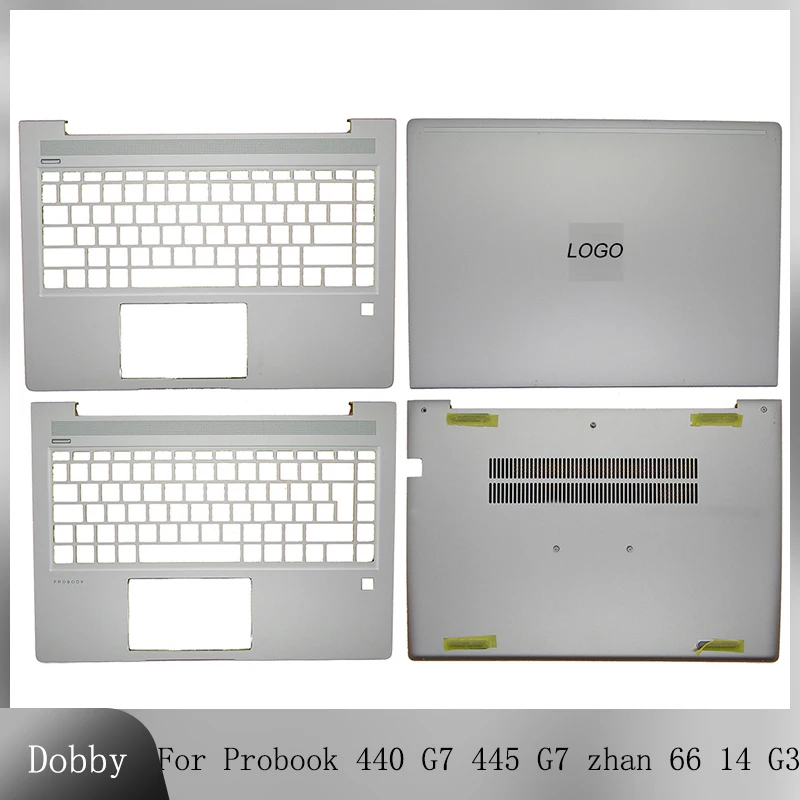 

NEW Original LCD Back Lid Cover Top Case For HP Probook 440 G7 445 G7 zhan 66 14 G3 Laptop Palmrest Bottom Shell Housing Silver