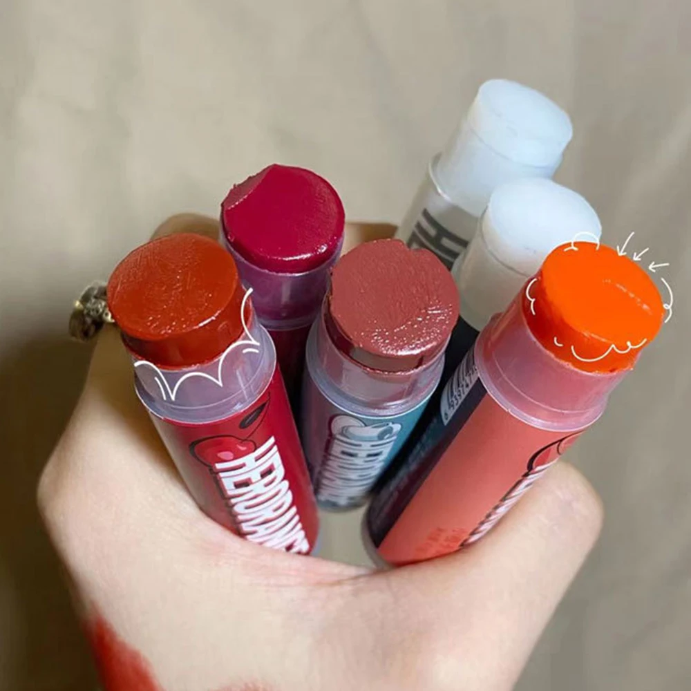 

Fresh Fruit Lip Cearm Moisturizing Transparent Lip Balm Lasting Primer Lipstick Lip Gloss Beauty Cosmetics