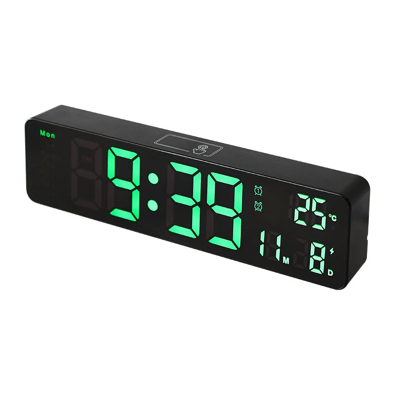 

LED Digital Alarm Clock Electronic Clock Temperature Date Display Desktop Clocks for Wall Snooze Desk Decoration