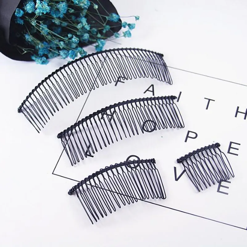 

1pc 10/20/30/40 Teeth Hair Braiders DIY Hair Accessories Hair Inserted Comb Bangs Supplies Steel Hair Clip Pin Tools