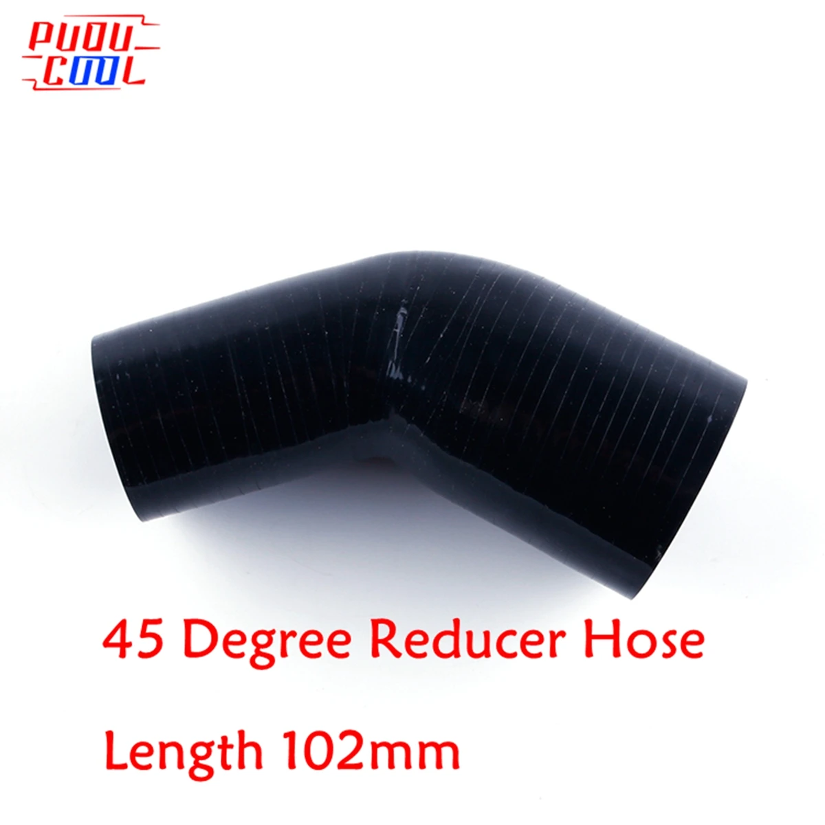 Черный шланг с 45-градусным редуктором универсальная силиконовая трубка