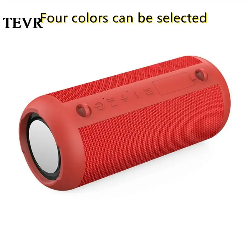 

40W Bluetooth Speaker Portable Real Belt Outdoor Waterproof High Power Heavy Bass High Portable Cylindrical Subwoofer with FM