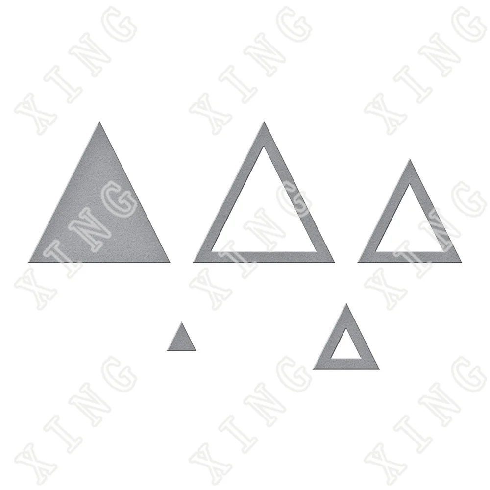 

Arrival 2022 Spring Triangles Cutting Dies Diy Craft Scrapbooking Greeting Cards Diary Album Paper Decoration Embossing Molds