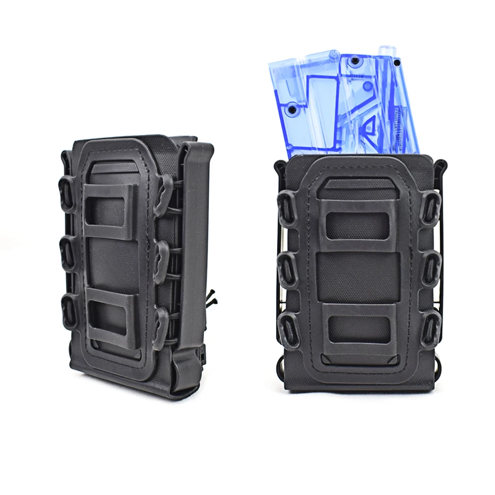 

Universal 5.56 7.62 Soft Shell Fast Mag Pouch Fastmag Carrier Molle Clip Tactical Hunting Military Airsoft Magazine Holster