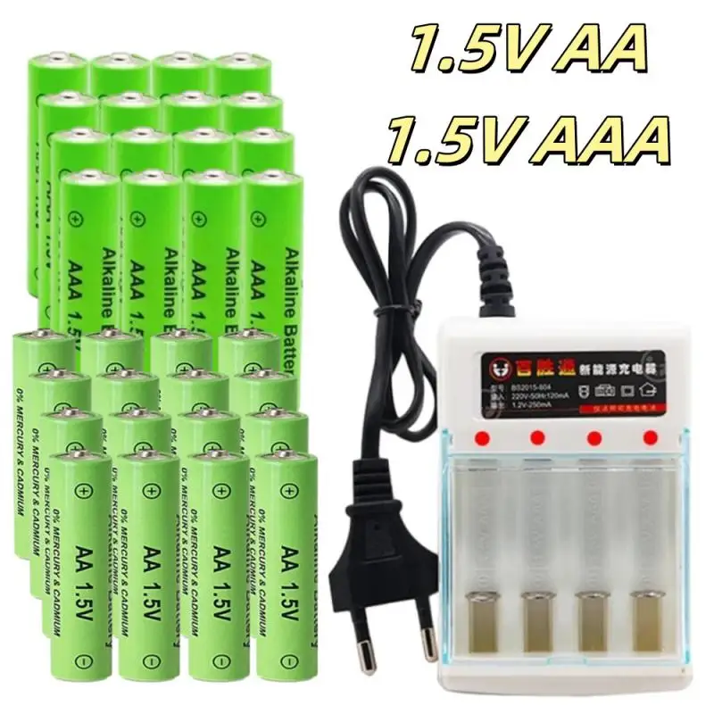 32 шт. аккумуляторные батареи 1 5 в AA9800mAh + AAA8800mAh зарядное устройство для компьютера