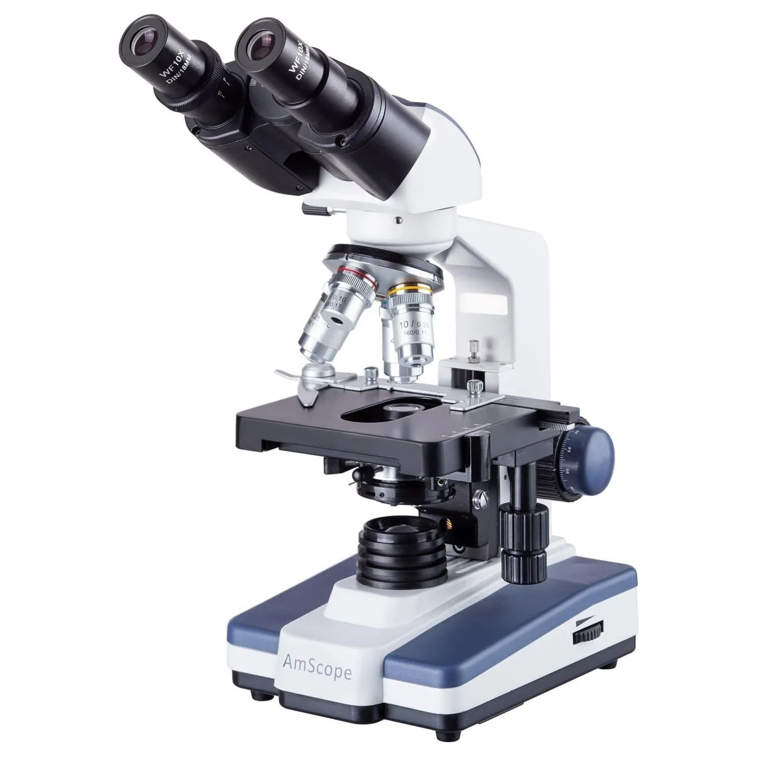 

AmScope бинокулярный металлический микроскоп 40X-2500X